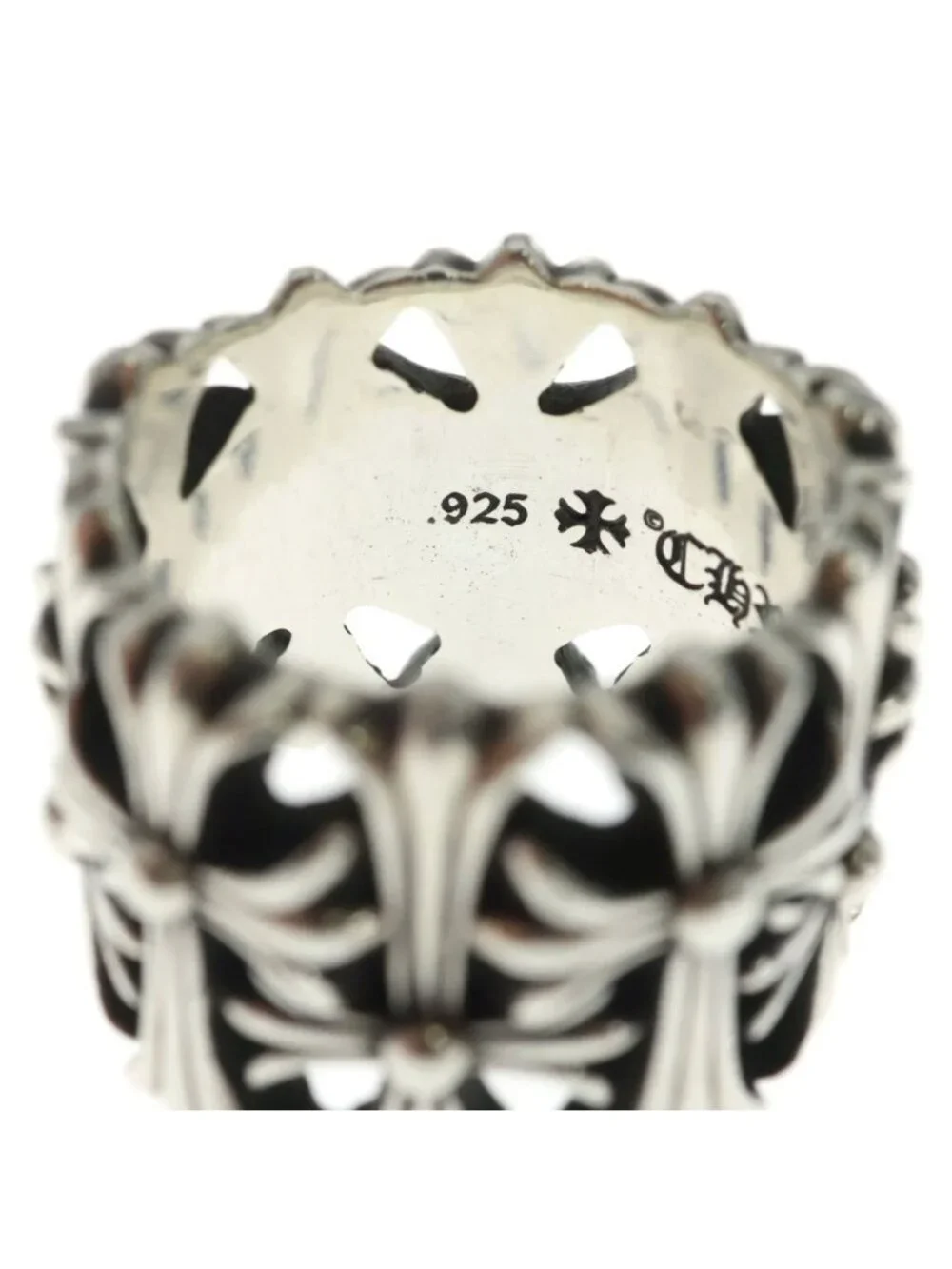 Chrome Hearts Cemetery Black Sling Silver